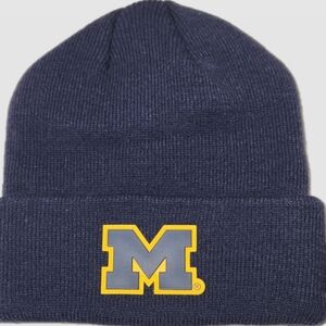 Navy Jordan Michigan Wolverines Beanie